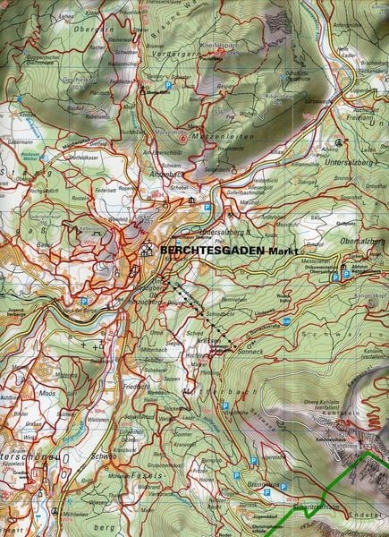 Produktbild: Berchtesgadener Alpen - Wanderkarte 1:25.000