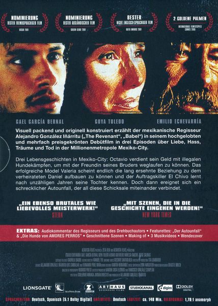 Produktbild: Amores Perros / Special Edition / Digital Remastered [2 DVDs]