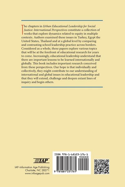 Produktbild: Urban Educational Leadership for Social Justice