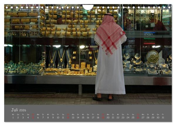 Produktbild: Dubai. Glanz unter der Sonne Arabiens (Wandkalender 2026 DIN A4 quer), CALVENDO Monatskalender