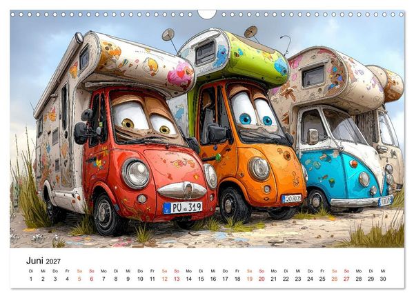 Produktbild: Rost & Roll - Altmetall mit Charakter (Wandkalender 2027 DIN A3 quer), CALVENDO Monatskalender