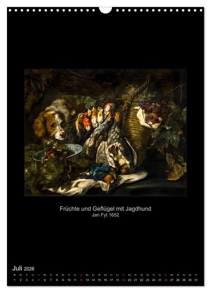 Produktbild: Stillleben - Illusionistische Malerei der Renaissance (Wandkalender 2026 DIN A3 hoch), CALVENDO Monatskalender