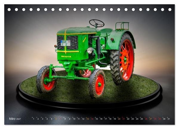 Produktbild: Traktor - Giganten (Tischkalender 2027 DIN A5 quer), CALVENDO Monatskalender