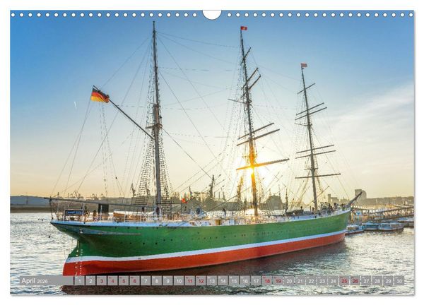 Produktbild: HAMBURG - Maritime Metropole (Wandkalender 2026 DIN A3 quer), CALVENDO Monatskalender