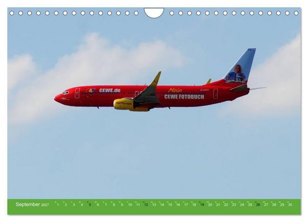 Produktbild: Die sch&ouml;nsten Flugzeug-Bemalungen (Wandkalender 2027 DIN A4 quer), CALVENDO Monatskalender