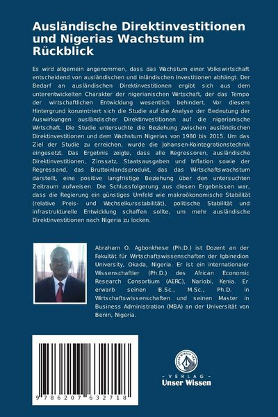 Produktbild: Ausl&auml;ndische Direktinvestitionen und Nigerias Wachstum im R&uuml;ckblick