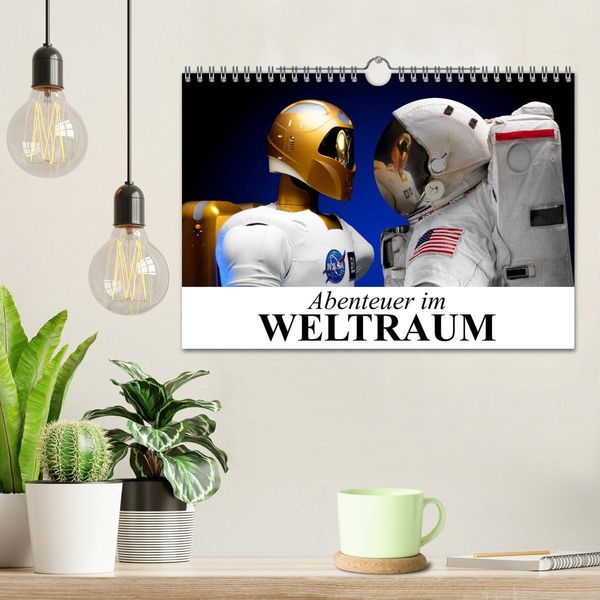 Produktbild: Abenteuer im Weltraum (Wandkalender 2026 DIN A4 quer), CALVENDO Monatskalender
