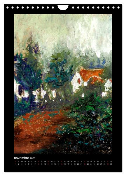 Produktbild: Les Paysages de Topaze (Calendrier mural 2026 DIN A4 horizontal), CALVENDO calendrier mensuel