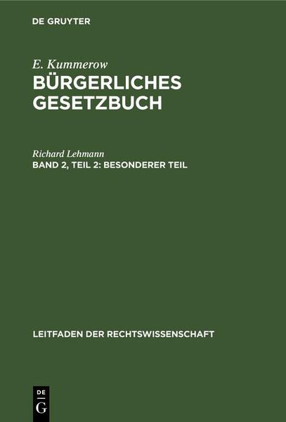 Produktbild: Besonderer Teil