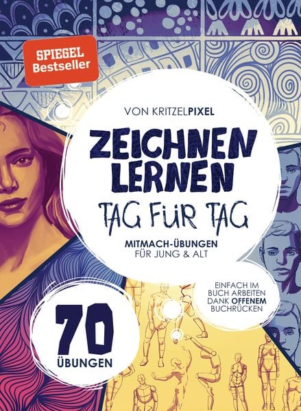 Zeichnen lernen Tag für Tag, Taschenbuch von KritzelPixel, Yuna