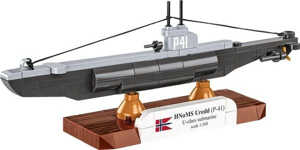 Produktbild: COBI Historical Collection 4861 - HNoMS Uredd (P-41) U-Class Submarine, WWII, Bausatz 1:300, 142 Klemmbausteine