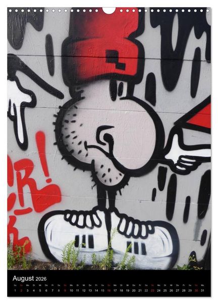 Produktbild: KA- GRAFFITI (Wandkalender 2026 DIN A3 hoch), CALVENDO Monatskalender