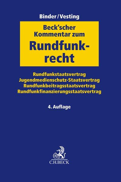 Produktbild: Beck'scher Kommentar zum Rundfunkrecht