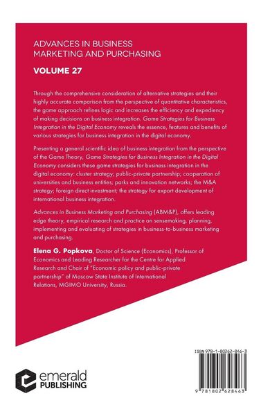Produktbild: Game Strategies for Business Integration in the Digital Economy