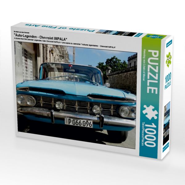 Produktbild: CALVENDO Puzzle Ein Motiv aus dem Kalender "Auto-Legenden - Chevrolet IMPALA" | 1000 Teile Lege-Gr&ouml;&szlig;e 64x48cm Foto-Puzzle f&uuml;r gl&uuml;ckliche Stunden