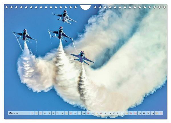 Produktbild: Flugschau - frei sein (Wandkalender 2026 DIN A4 quer), CALVENDO Monatskalender