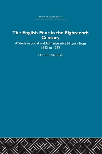 Produktbild: The English Poor in the Eighteenth Century