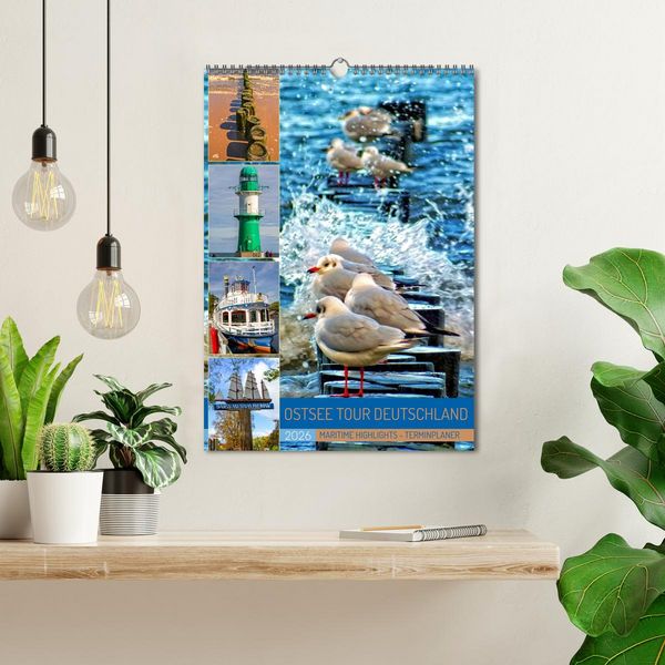 Produktbild: Ostsee Tour Deutschland - maritime Highlights (Wandkalender 2026 DIN A3 hoch), CALVENDO Monatskalender