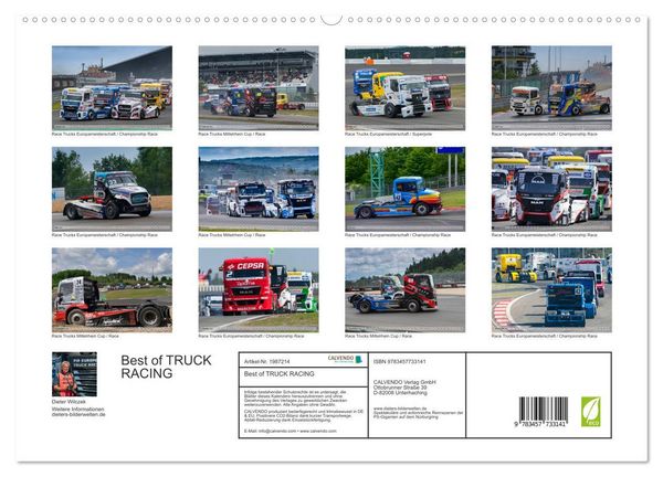 Produktbild: Best of TRUCK RACING (hochwertiger Premium Wandkalender 2026 DIN A2 quer), Kunstdruck in Hochglanz