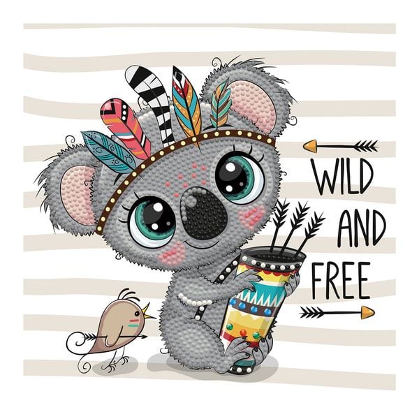 Diamond Dotz - Diamond Painting Koala Wild & Free