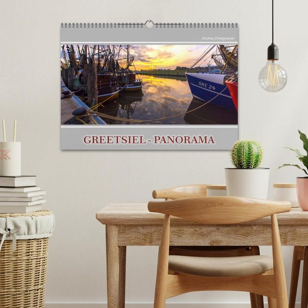 Produktbild: Greetsiel-Panorama (Wandkalender 2026 DIN A3 quer), CALVENDO Monatskalender