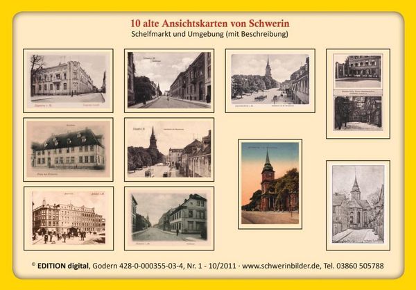 Produktbild: 10 alte Ansichtskarten von Schwerin