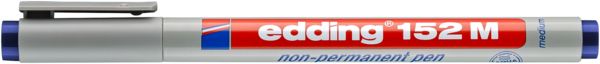 Produktbild: Non-permanent Pen edding 152 M, 1 mm, blau