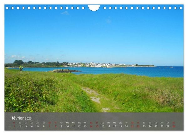 Produktbild: LE SENTIER DES DOUANIERS. Parcourir ce joyau breton. (Calendrier mural 2026 DIN A4 vertical), CALVENDO calendrier mensuel