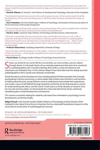 Produktbild: Family Narratives and the Development of an Autobiographical Self