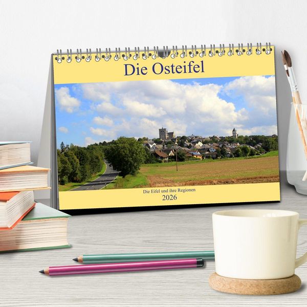 Produktbild: Die Eifel und ihre Regionen - Die Osteifel (Tischkalender 2026 DIN A5 quer), CALVENDO Monatskalender