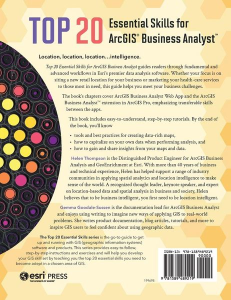 Produktbild: Top 20 Essential Skills for ArcGIS Business Analyst