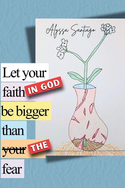 Produktbild: Let your faith in God be bigger than the fear