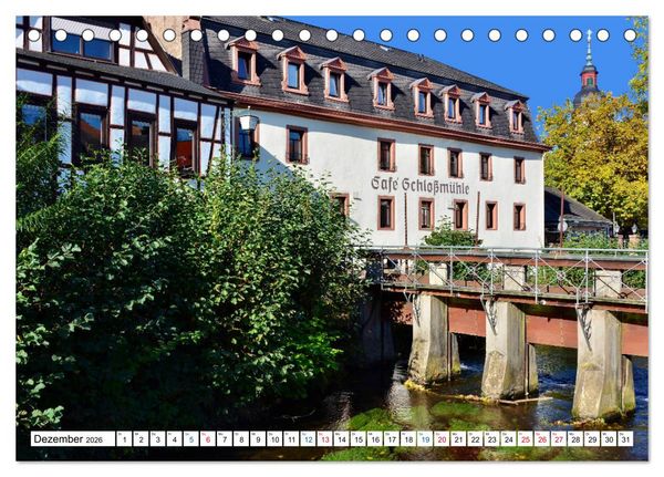 Produktbild: Erbach - Die Odenw&auml;lder Residenzstadt (Tischkalender 2026 DIN A5 quer), CALVENDO Monatskalender