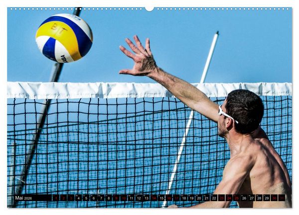 Produktbild: Volleyball Action (hochwertiger Premium Wandkalender 2026 DIN A2 quer), Kunstdruck in Hochglanz