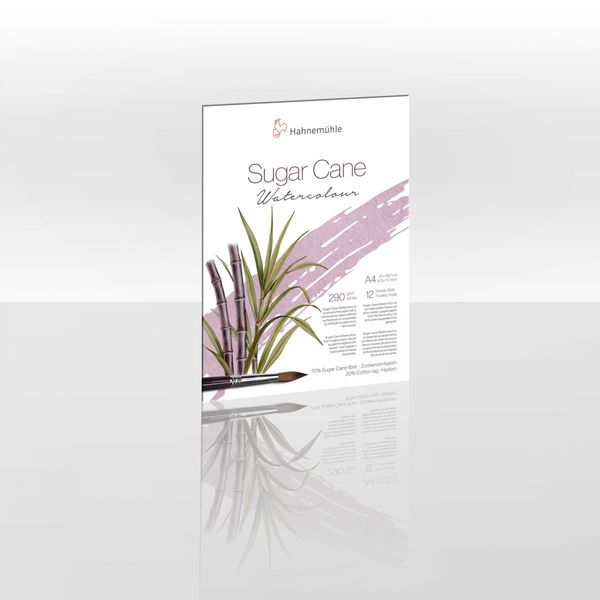 Produktbild: Hahnem&uuml;hle Sugar Cane Aquarellpapier, DIN A4, 290 g/m&sup2;, 12 Blatt