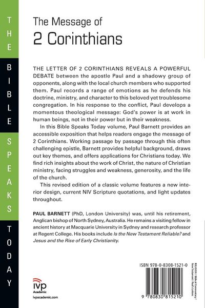 Produktbild: The Message of 2 Corinthians