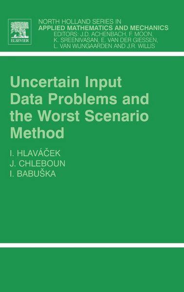 Produktbild: Uncertain Input Data Problems and the Worst Scenario Method