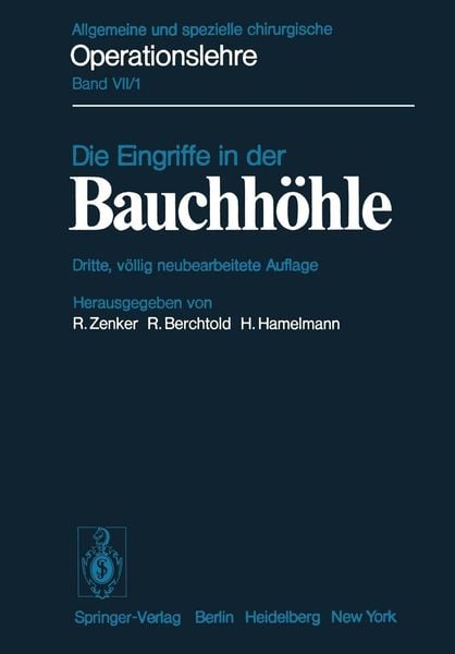 Produktbild: Die Eingriffe in der Bauchh&ouml;hle