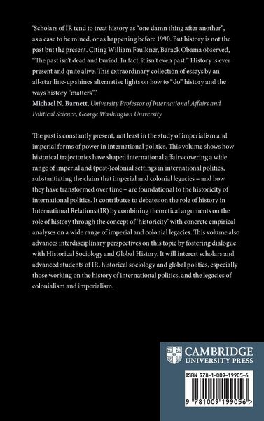 Produktbild: The Historicity of International Politics
