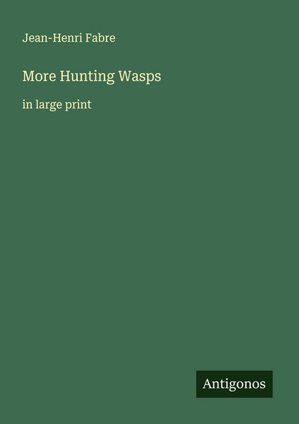 Produktbild: More Hunting Wasps