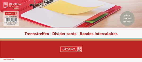 Produktbild: Brunnen Trennstreifen 10,5x24cm gr