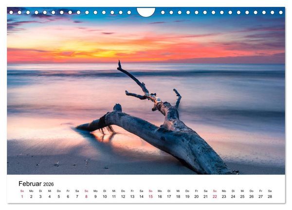 Produktbild: Fischland-Dar&szlig; - Stimmungsvolle Augenblicke (Wandkalender 2026 DIN A4 quer), CALVENDO Monatskalender