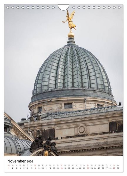 Produktbild: Dresden - Beeindruckende Architektur (Wandkalender 2026 DIN A4 hoch), CALVENDO Monatskalender