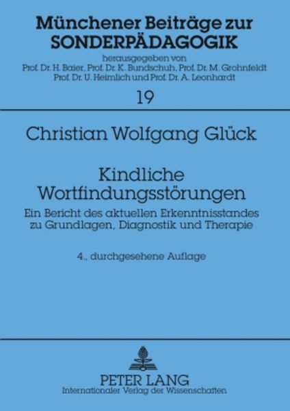 Produktbild: Kindliche Wortfindungsst&ouml;rungen
