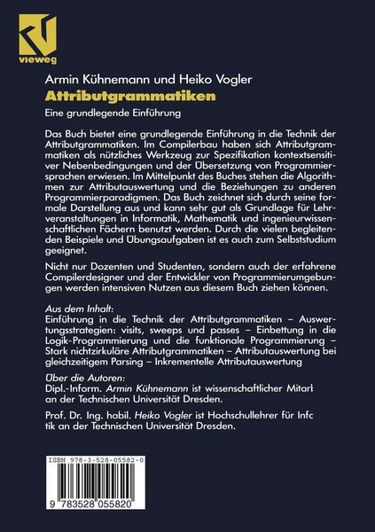 Produktbild: Attributgrammatiken