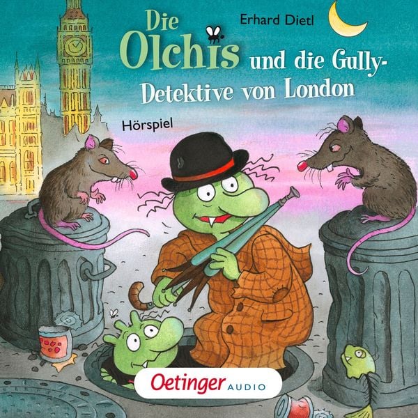 Die Olchis und die Gully-Detektive von London - Erhard Dietl, Audio, 9783837363906