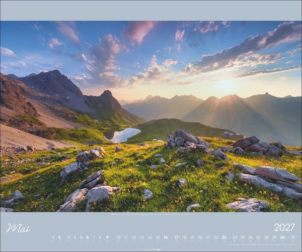 Produktbild: Alpen im Licht Kalender 2027
