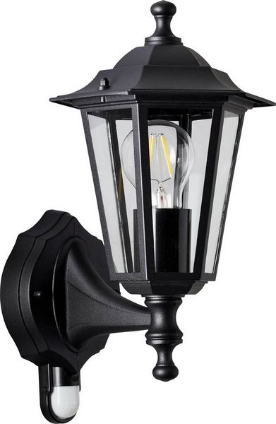 Produktbild: Brilliant Carleen 91019A06 Au&szlig;enwandleuchte mit Bewegungsmelder E27 Schwarz