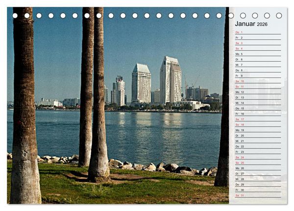 Produktbild: San Diego (Tischkalender 2026 DIN A5 quer), CALVENDO Monatskalender