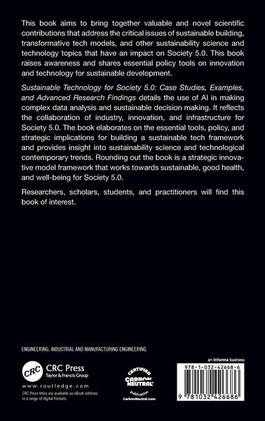 Produktbild: Sustainable Technology for Society 5.0
